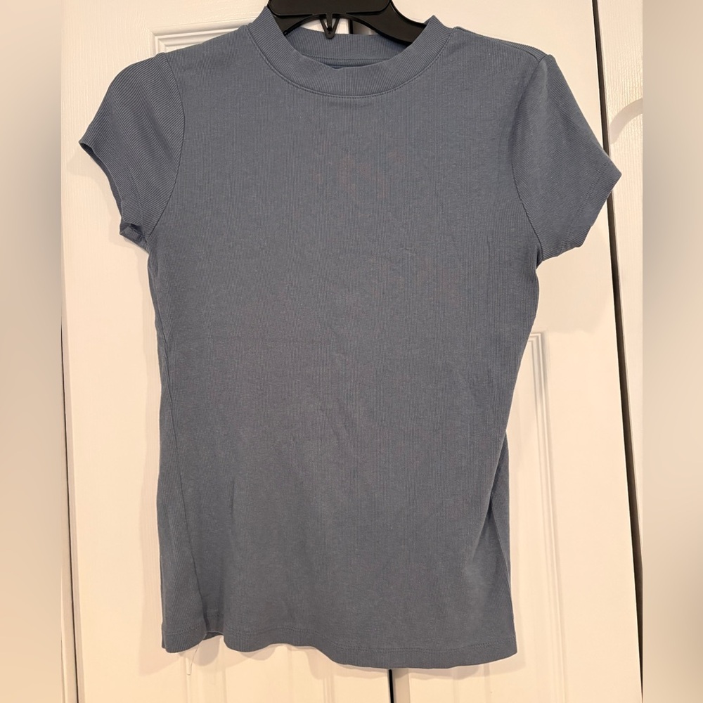 a new day Charcoal Ribbed Knit Top